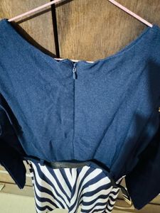 Dress For Girls Navy Blue