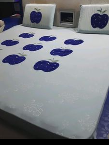 Blue Apple Bedsheet
