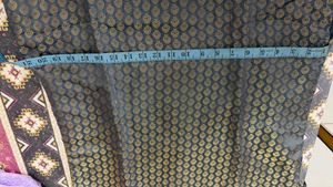 Two Kurtis Blue &amp; Gold Patterned Kurti - XXL