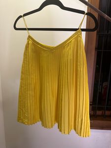 Pleated Strap Top