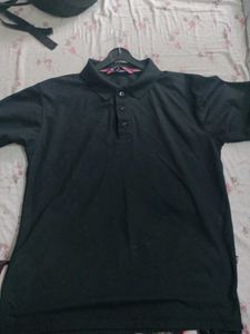 John Morgan Black Polo Shirt - Size M
