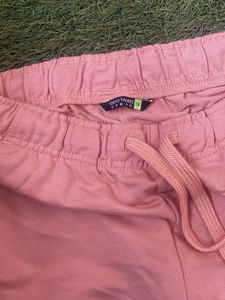 Light pink cargo joggers