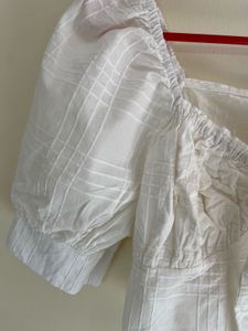 Pinteresty White Cotton Top