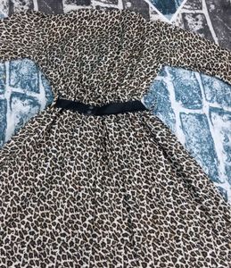 Leopard Print Mini Dress