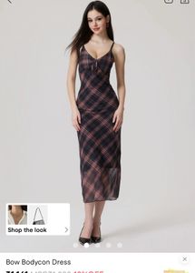 Savana Plaid Bodycon Dress