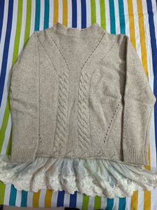 Elegant Layered Knit Sweater