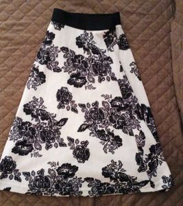 Floral Print Skirt