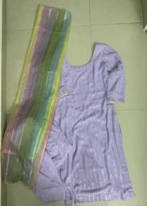 Lavender Salwar Suit &amp; Dupatta