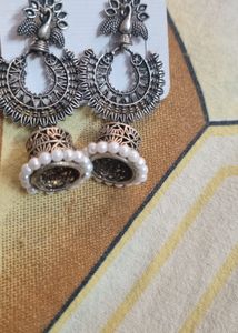 Peacock Design Earrings