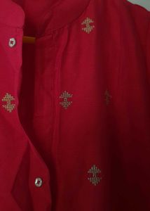 Red Festive Kurti
