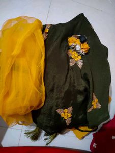 Yellow Lehnga Skirt