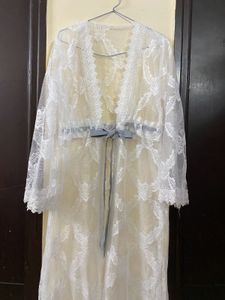 Nightie/robe Lace Cover-Up Fits S/M