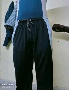 Men&#39;s Navy &amp; White Track Pants