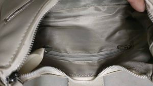 Y2K Cream Buckle Detail Shoulder Bag