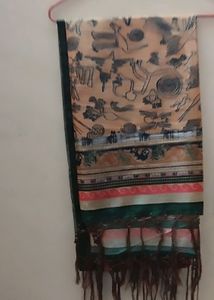 Pure Silk Madhubani Print Dupatta