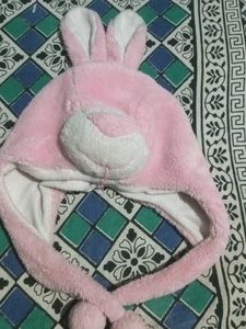 Cute Pink Bunny Hat