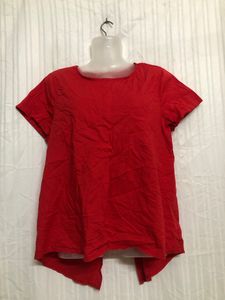Red Short Sleeve Top