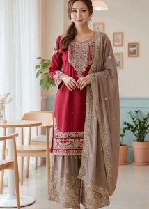 Elegant Embroidered Salwar Suit