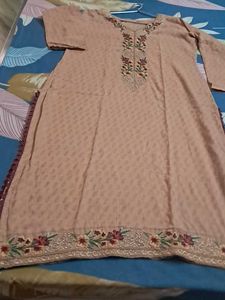Combo  Of Embroidery  Kurta N TROUSER