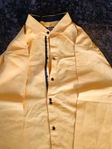 Haladi Yellow Casual Shirt