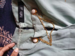 Unique Western Top With Chain
