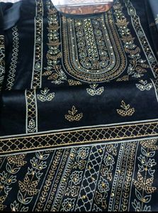 Beautiful Heavy Velvet Kurta Pant Set With Dupatta