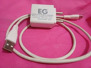 Charger With USB Type C Cable