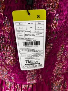 Pink Maxi Dress New With Tag