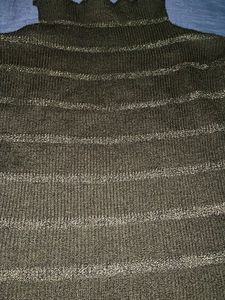 Striped Turtleneck Sweater