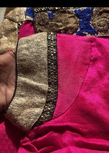Magenta Saree
