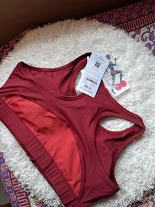 Maroon Clovia Active Bra