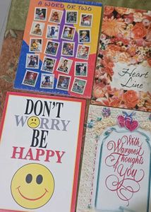 Vintage letter pads- Set of 4