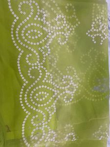 Green Bandhani Dupatta