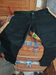 Men United Color of Benetton Black Straight Jeans