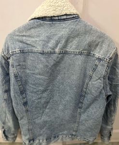 Denim Jacket w/ Sherpa Collar
