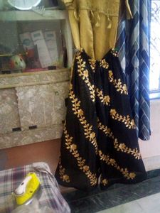 Elegant Kurta With Shimmer Plazzo