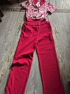 Retro Pink Two-Piece Set