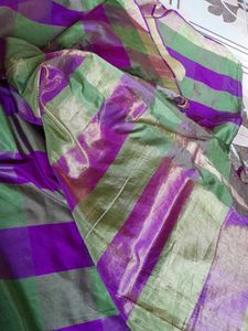 Checked Saree