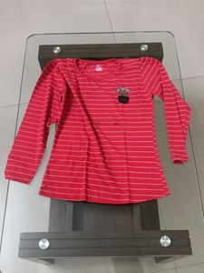 Striped Red Tee Girls T-shirt