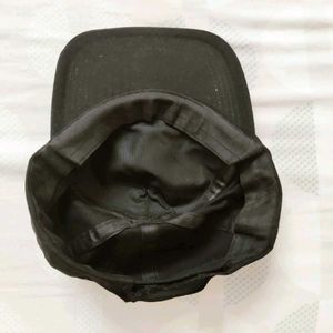 Black T shirt with matching cap