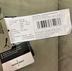PUMAWomen Sports Lightly Padded Bra (Black)