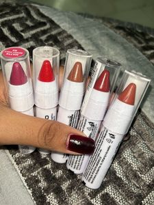 Zudio Matte Lipstick Crayons (5-piece set)