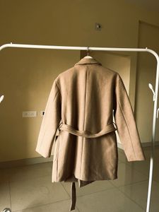 Belted Wool Blend Coat
