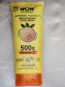 WOW Japanese Yuzu Brightening Face Wash