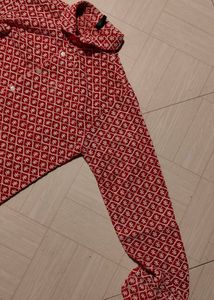 Red Patterned Shirt
