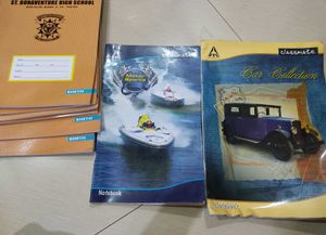 9 Empty Books Set