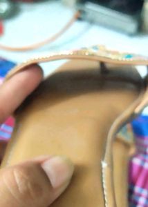 Embroidered Slide Sandals