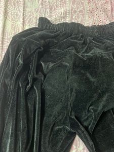 Black Velvet Pants