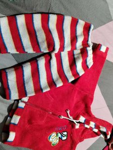 Red Striped Kids Outfit