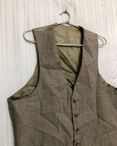Khaki Formal Waistcoat